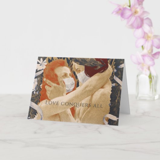 Carte Fiches pour la Saint-Valentin (Orchidée)