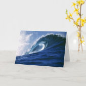 Carte Fidji, Tavarua, Cloudbreak. Une vague (Fleur jaune)