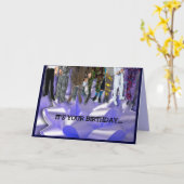 Carte Fiducie d'anniversaire (Fleur jaune)