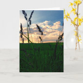Carte Field at Dusk (Fleur jaune)