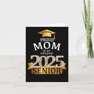 Carte Fier 2025 Senior Maman I Elegant Yellow Celebrati