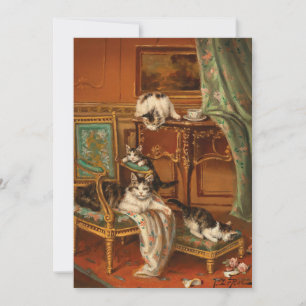 Carte Fier chat-mère Jules Le Roy