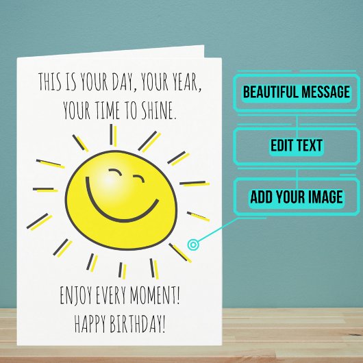 Carte Fier de ce que vous devenez l'Anniversaire Sentime