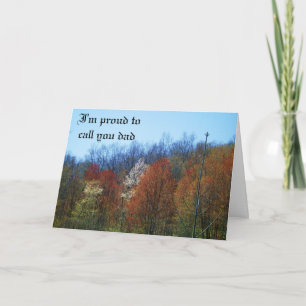 Carte FIER DE VOUS APPELER PAPA card