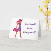 CARTE FIER DE VOUS ***VOUS AVEZ "21"*** (Fleur jaune)