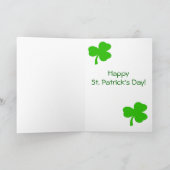 Carte Fier d'être Irish Card. (Intérieur)