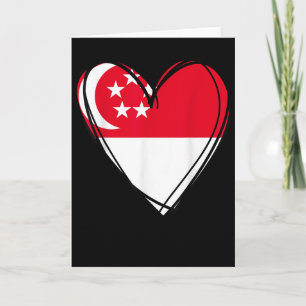 Carte Fier garçon singaporien fille tante papa maman dra