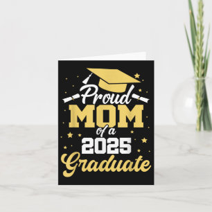 Carte Fier Maman D'Un Diplômé De 2025 Maman Senior