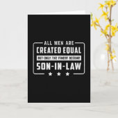 Carte Fier Meilleur Fils En Droit Son Awesome Idée Cadea (Fleur jaune)