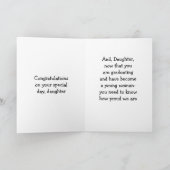 CARTE FIER MOM/DAD ****DIPLÔMÉS DE FILLE*** (Intérieur)