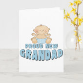 Carte FIER NOUVEAU PAPA Boy (Fleur jaune)