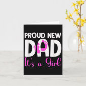 Carte Fier Nouveau Papa. C'est Une Fille Bientôt Papa Fê (Fleur jaune)