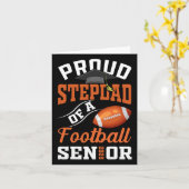 Carte Fier papa d'un terminale de la promotion 2025 (Fleur jaune)