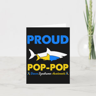 Carte Fier Papa Papa Requin Sensibilisation Trisomie 21