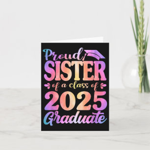 Carte Fier Soeur D'Un Cl De 2025 Graduate Graduation