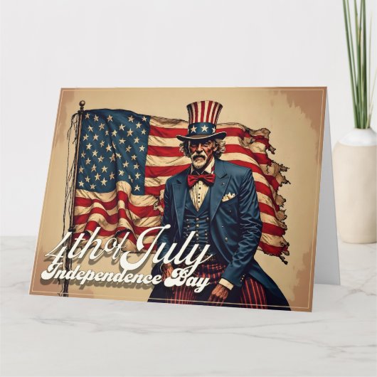 Carte Fière âme du 4 juillet (Devant)