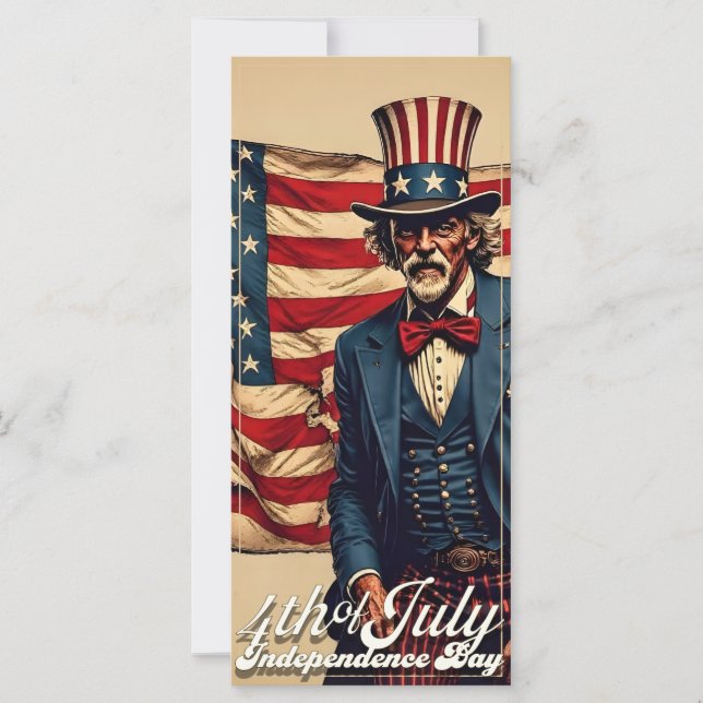 Carte Fière âme du 4 juillet (Devant)
