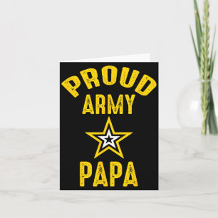 Carte Fière armée vintage PAPA Réunion de famille des vé