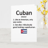 Carte Fière Cuba Racines Cuba Drapeau Patrimoine cubain (Fleur jaune)