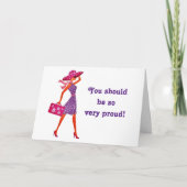 CARTE FIÈRE DE VOUS **DIPLÔMÉ** (Devant)