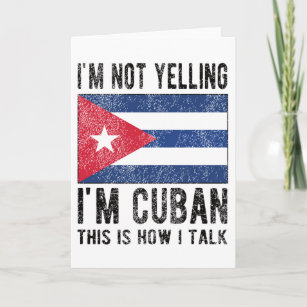 Carte Fière du patrimoine cubain Cuba Racines Drapeau cu