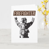 Carte Fière escouade de pompiers (Fleur jaune)