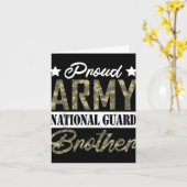 Carte Fière famille militaire de frère de la Garde natio (Fleur jaune)