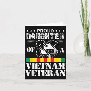Carte Fière fille d'un vétéran du Vietnam