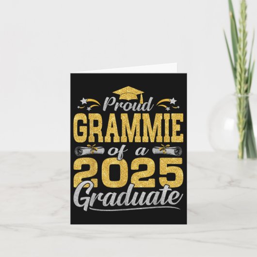 Carte Fière Grammie D'Un Diplôme De 2025 A 2025 (Devant)