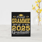 Carte Fière Grammie D'Un Diplôme De 2025 A 2025 (Fleur jaune)