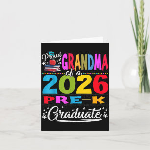 Carte Fière grand-mère de la promotion 2026 de maternell