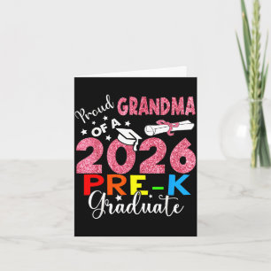 Carte Fière grand-mère de la promotion 2026 de pré-mater