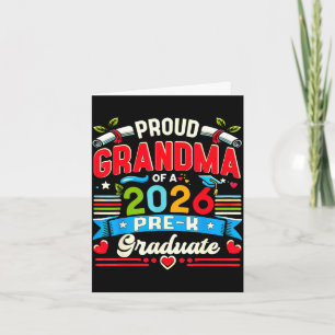 Carte Fière grand-mère des diplômés de la maternelle 202