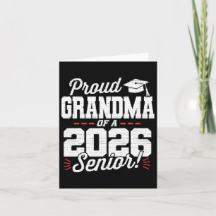 Carte Fière Grand-Mère D'Un Cl Supérieur De 26 Diplômés