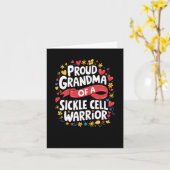 Carte Fière Grand-Mère D'Une Cellule De Guerrier De Fauc (Fleur jaune)