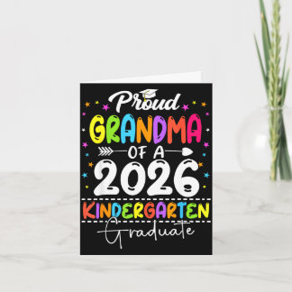 Carte Fière grand-mère d'une classe de maternelle 2026