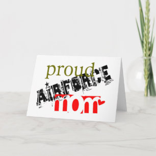 Carte fière maman de l'aviation