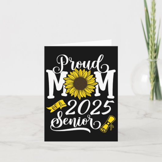 Carte Fière Maman D'Un Senior 2025 (Devant)