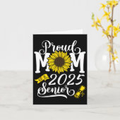 Carte Fière Maman D'Un Senior 2025 (Fleur jaune)