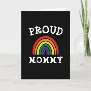 Carte Fière maman LGBTQ Fierté gay Arc-en-ciel Fête des