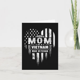 Carte Fière maman vétéran de guerre du Vietnam pour la f