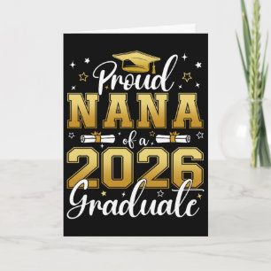 Carte Fière Nana d'un diplômé de la promotion 2026 Senio