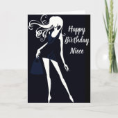 CARTE FIERTÉ/AMOUR ANNIVERSAIRE DE LA "NIECE" (Devant)