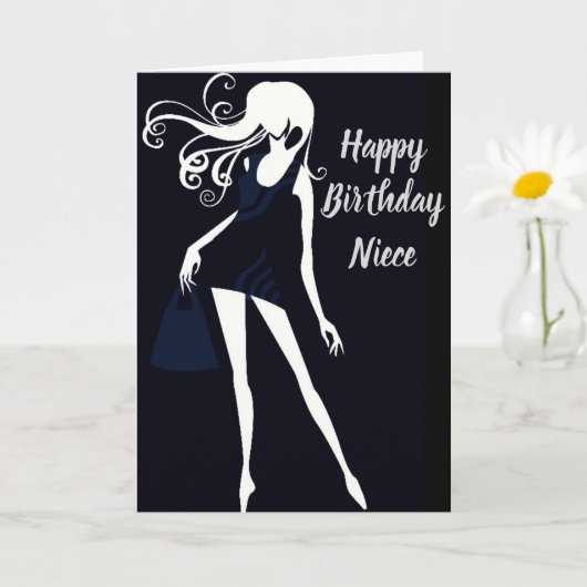CARTE FIERTÉ/AMOUR ANNIVERSAIRE DE LA "NIECE" (Petite plante)