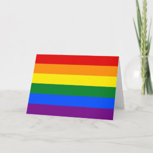 Carte Fierté arc-en-ciel