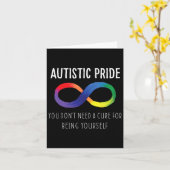 Carte Fierté autistique Sensibilisation sur l'autisme Ac (Fleur jaune)