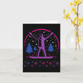 Carte Fierté Biale Snowboard subtil Hiver Extérieur Lg (Fleur jaune)