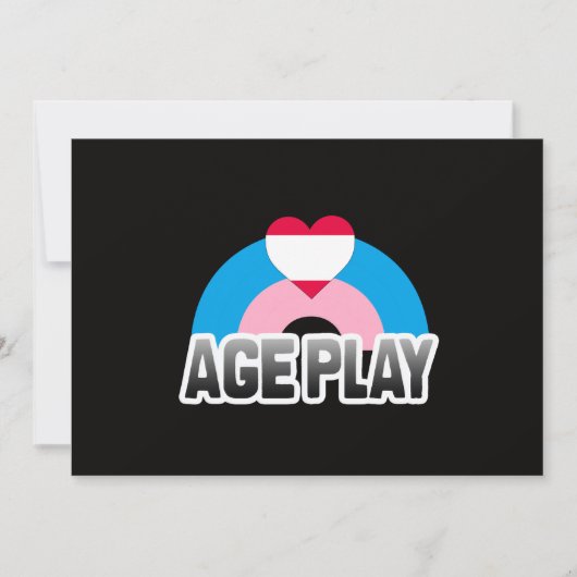 Carte Fierté de jeu d'âge (Devant)