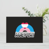 Carte Fierté de jeu d'âge (Debout devant)