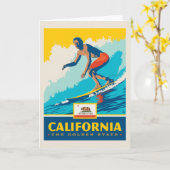 Carte Fierté de l'État | Californie (Fleur jaune)